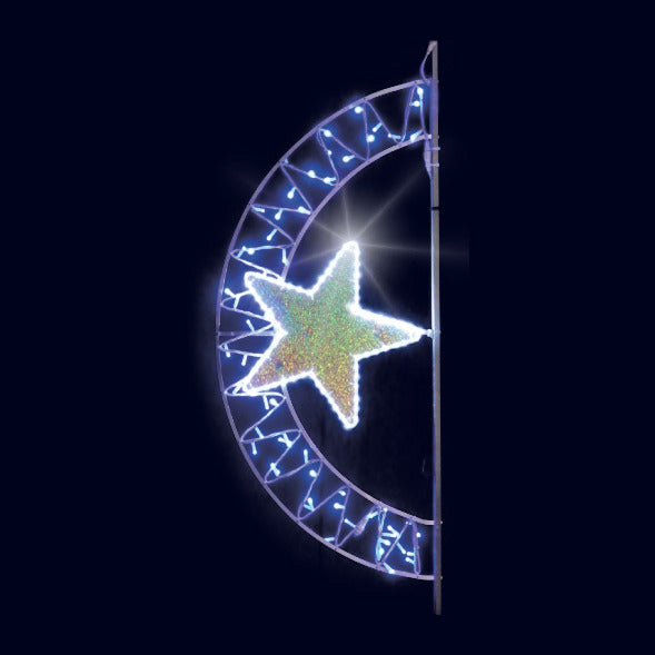 Jupiter, décor lumineux pour candélabre (Lumifête)