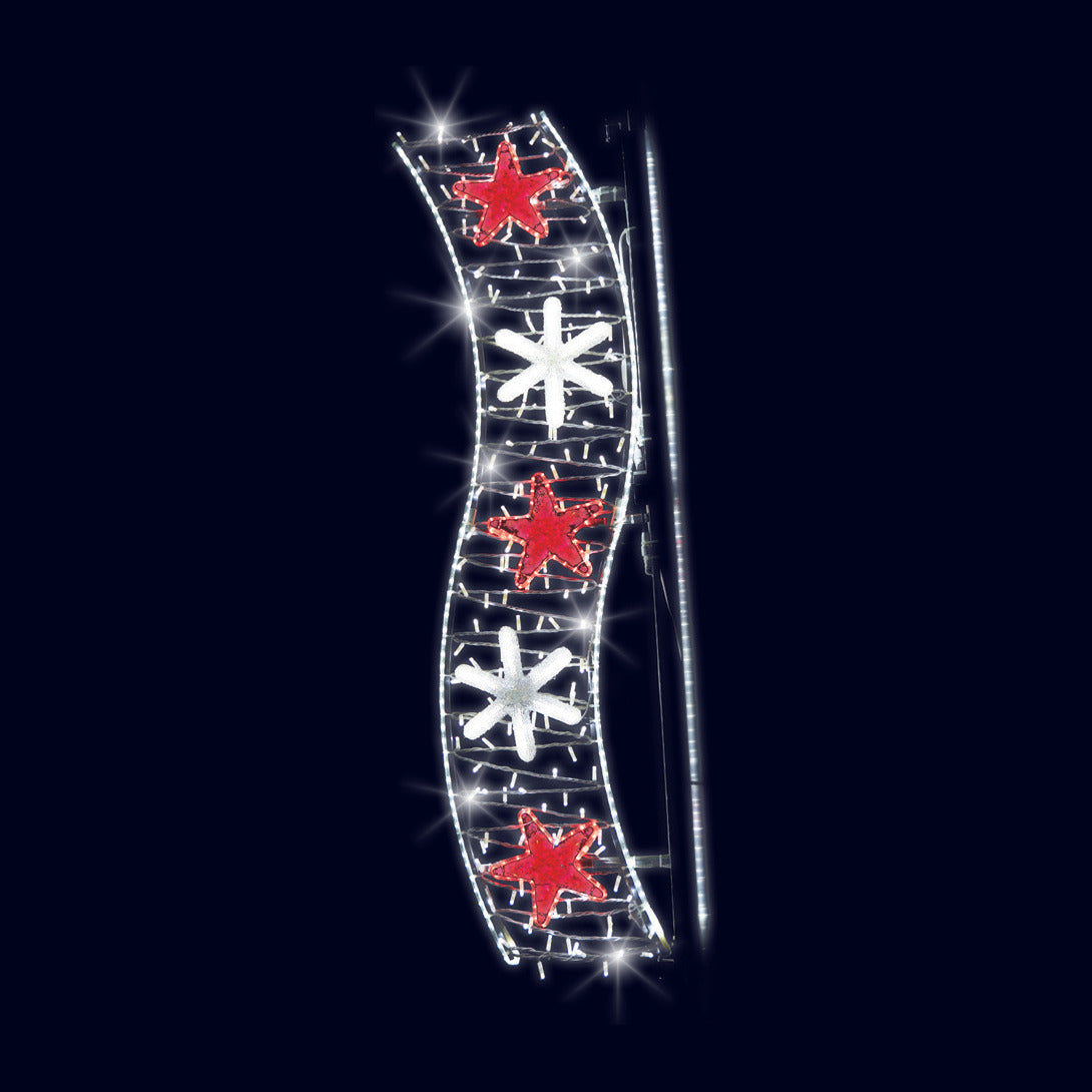 Daphné éclats, décor lumineux pour candélabre (Lumifête) Image principale du produit