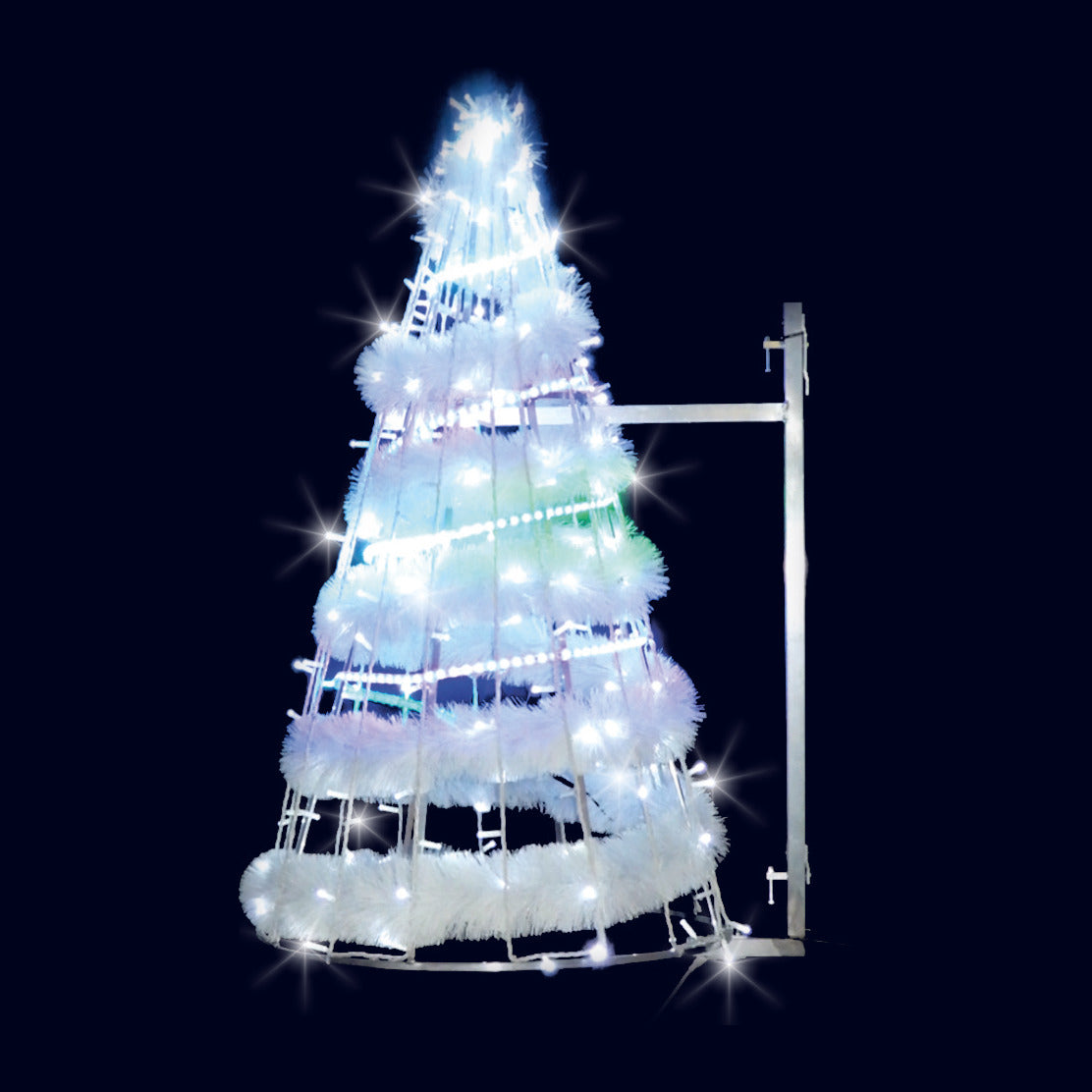 Cône bande spirale, décor lumineux pour candélabre (Lumifête) Image principale du produit