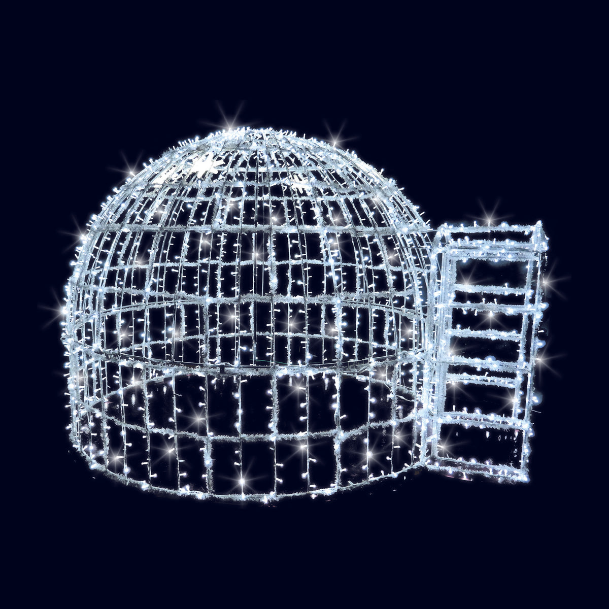Igloo, décor lumineux 3D à poser (Lumifête) Image principale du produit