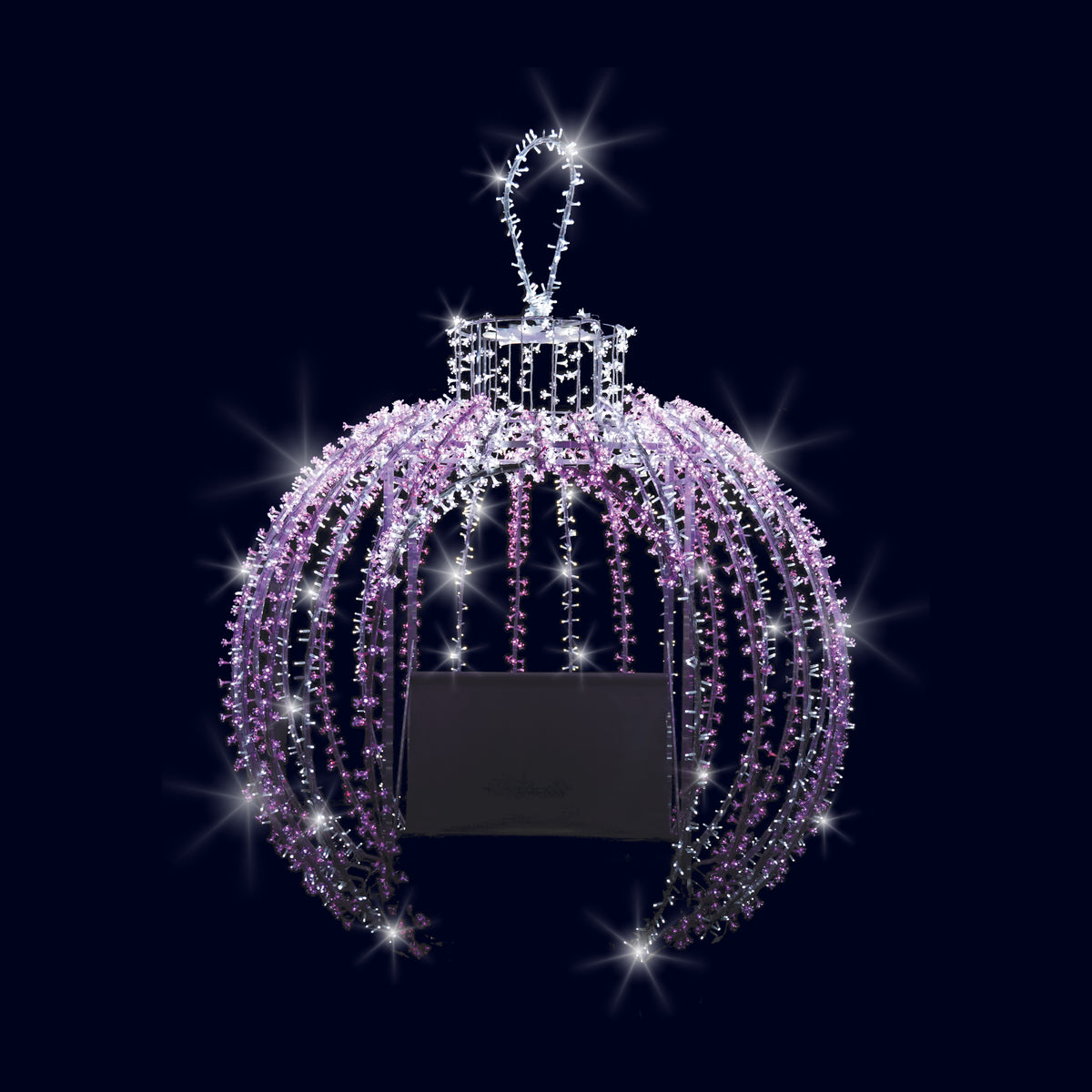 Boule hamac, décor lumineux 3D à poser (Lumifête)