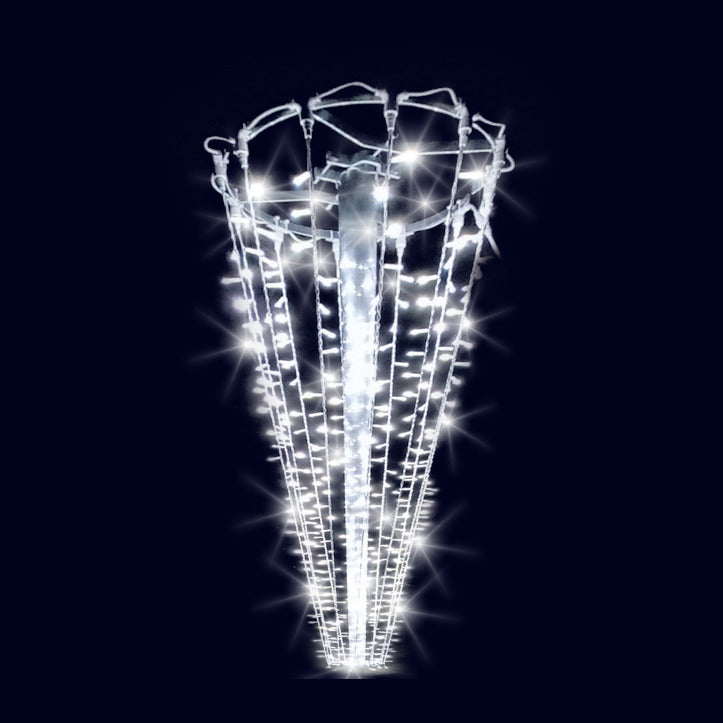 Corset cône, décor lumineux pour candélabre (Lumifête) Image principale du produit