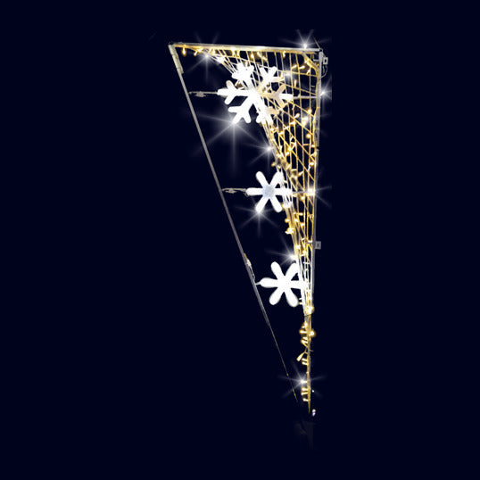Cristaux voilés, décor lumineux pour candélabre (Lumifête) Image principale du produit