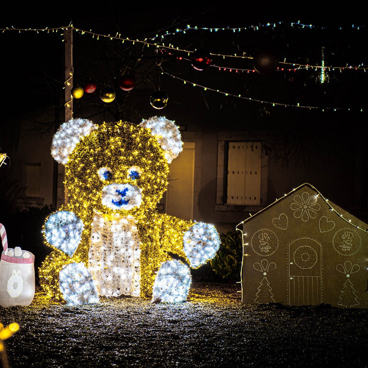 Nounours câlin, décor lumineux 3D à poser Image secondaire du produit