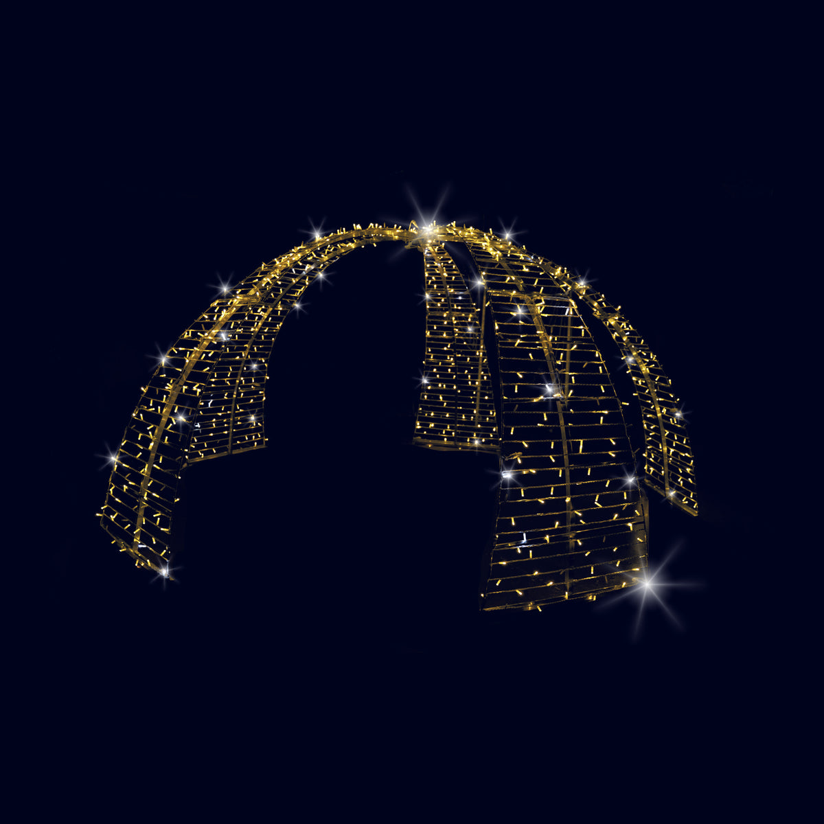 Arche dôme (élément 1/5), décor lumineux 3D à poser (Lumifête)