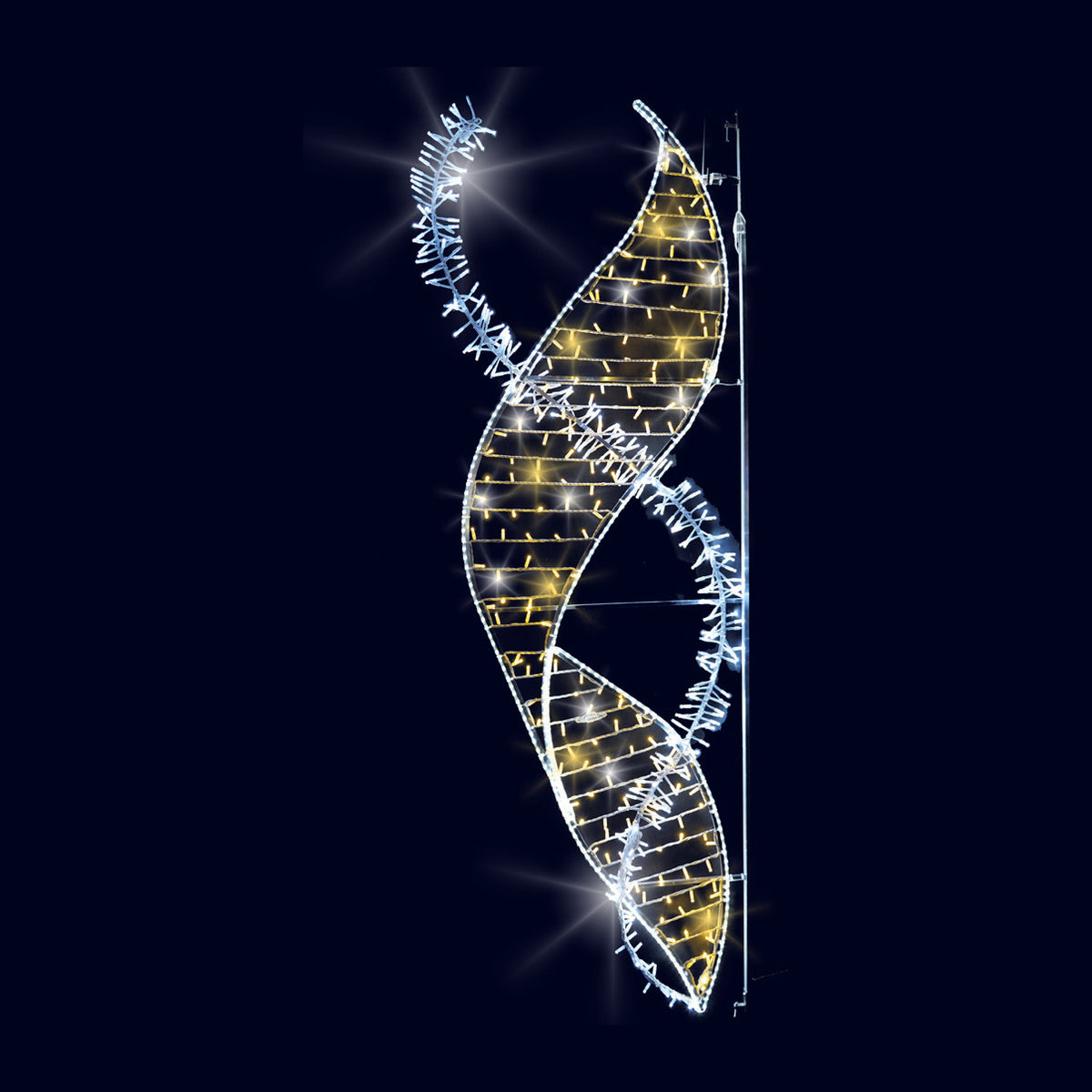 Ruban cracker, décor lumineux pour candélabre (Lumifête) Image principale du produit
