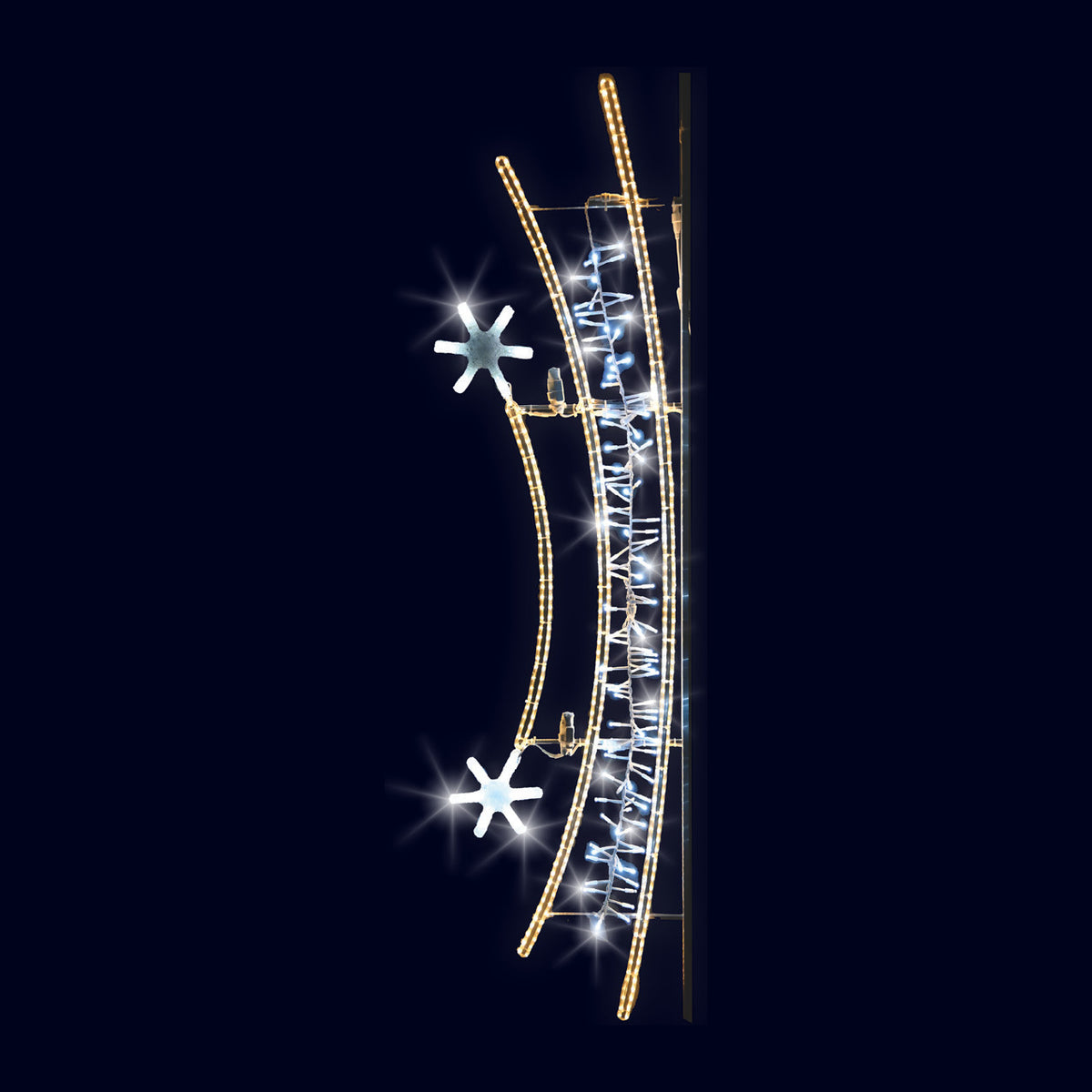 Opale, décor lumineux pour candélabre (Lumifête) Image principale du produit