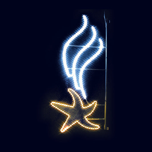 L’étoile qui danse, décor lumineux pour candélabre (Lumifête) Image principale du produit