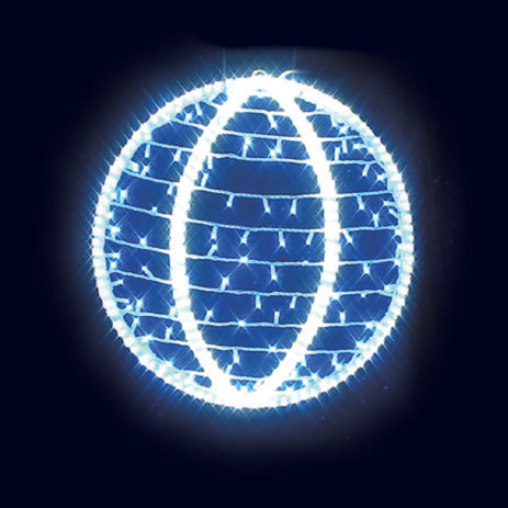 Boule 2D, décor lumineux pour candélabre (Lumifête)