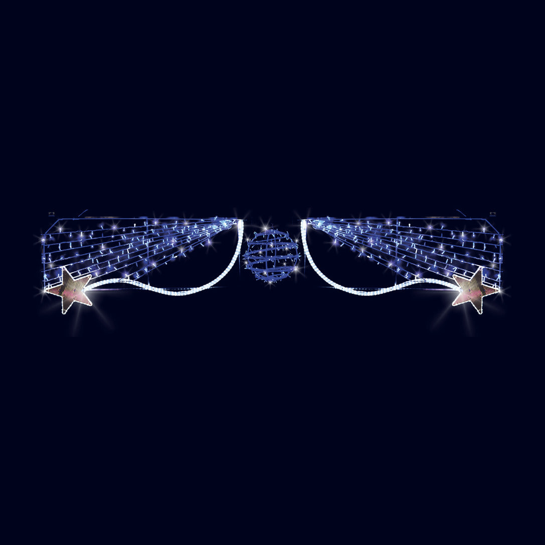 Saphir voûte, traversée de rue lumineuse (Lumifête) Image principale du produit