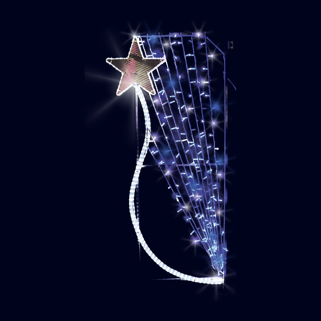 Saphir, décor lumineux pour candélabre (Lumifête)