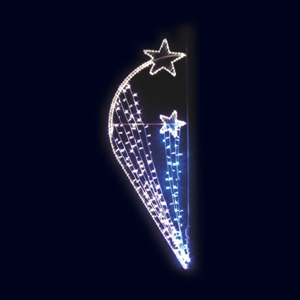 Valse de lumière, décor lumineux pour candélabre (Lumifête)