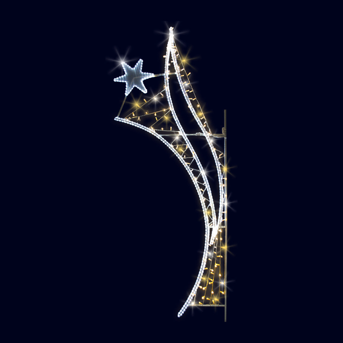 Cybelle, décor lumineux pour candélabre (Lumifête) Image principale du produit
