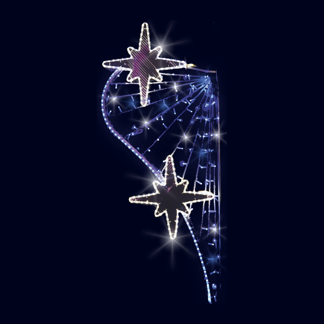 Éclat double, décor lumineux pour candélabre (Lumifête) Image principale du produit