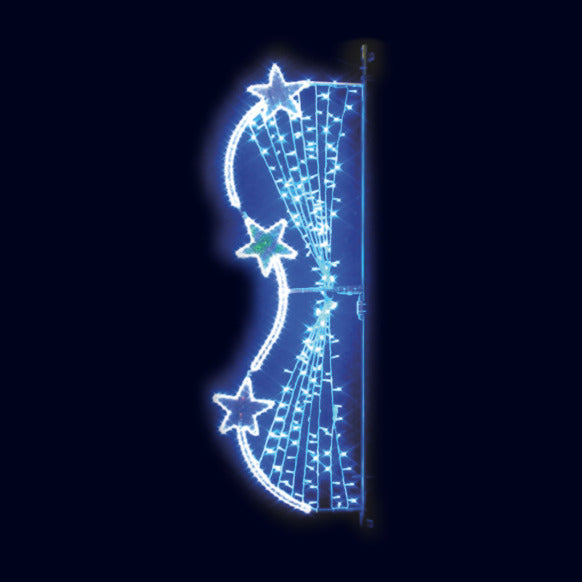 Nuit d’hiver, décor lumineux pour candélabre (Lumifête) Image principale du produit