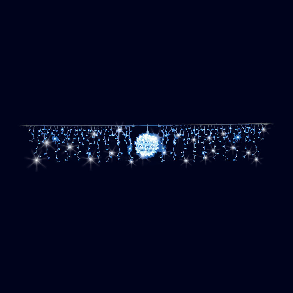 Edelweiss, traversée de rue lumineuse (Lumifête)