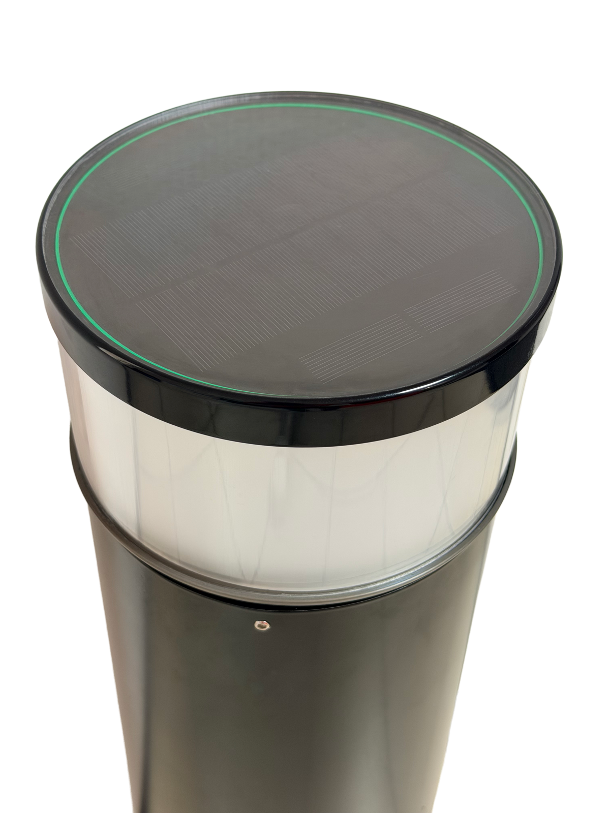 Borne solaire anti-bélier Lumy Defender — tête solaire avec éclairage Image principale du produit