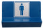 Plaque braille Toilettes hommes