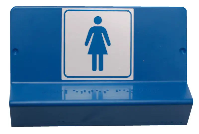 Plaque braille Toilettes femmes
