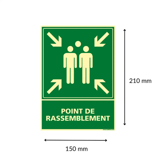 Schéma coté de la plaque 210 × 150 mm