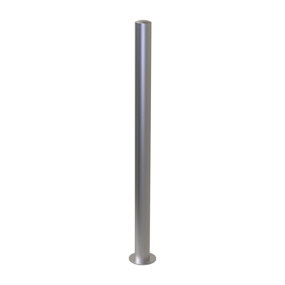 Potelet inox Toscane monté sur platine de fixation