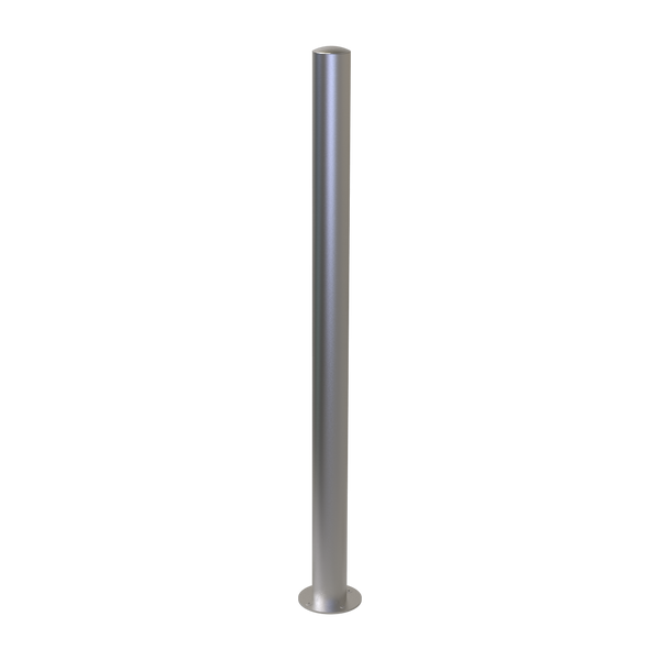 Potelet inox Toscane monté sur platine de fixation
