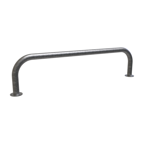 Arceau de protection bas galvanisé monté sur platines