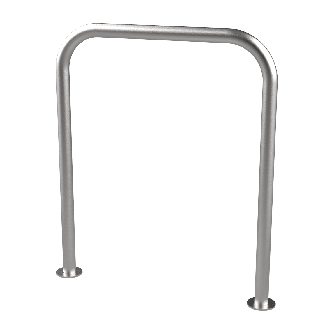 Platine inox pour arceau vélo Image secondaire du produit