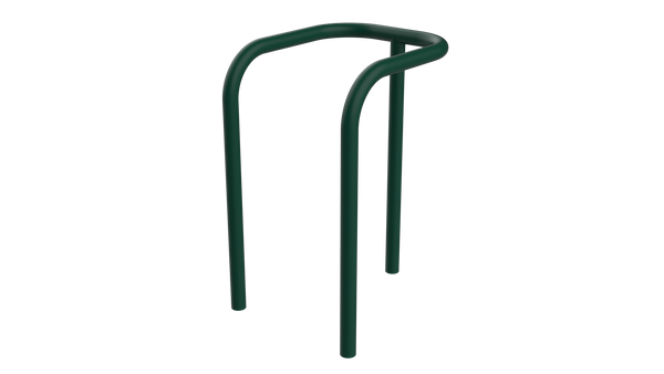 Protection de candélabre Ø 60 mm à sceller, thermolaquée RAL 6005 vert mousse