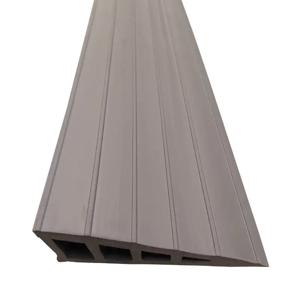 Rampe de seuil en caoutchouc 30 mm, coloris gris