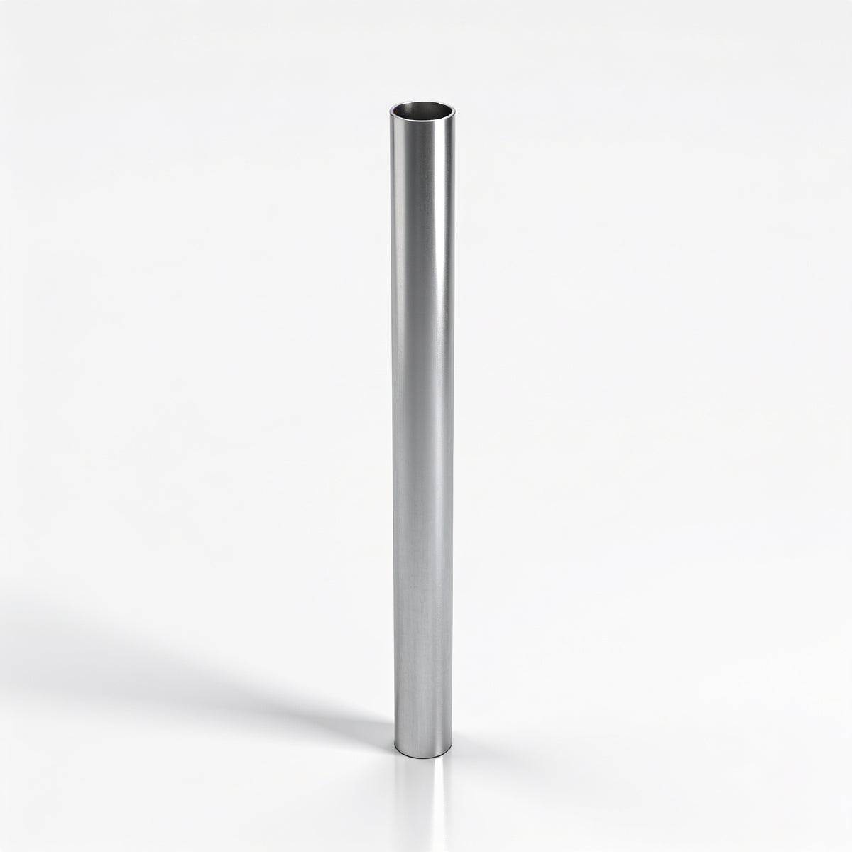 Mât aluminium lisse Ø76 mm — finition naturelle brossée Image principale du produit