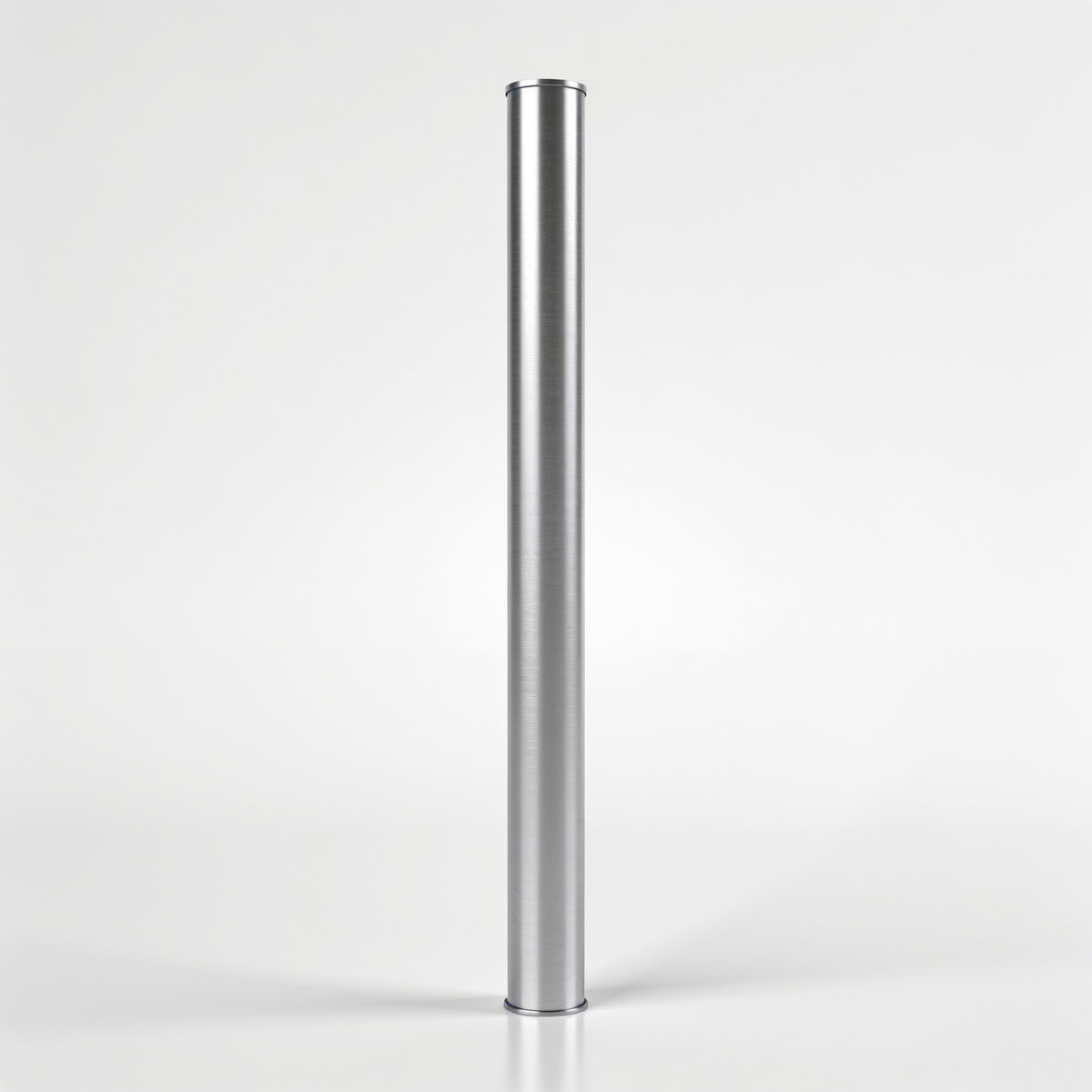 Mât aluminium lisse Ø60 mm — finition naturelle