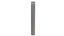 Cendrier borne à tête amovible, inox 316L, à sceller