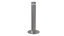 Cendrier Palerme sur platine, inox 316L brossé avec découpe laser cigarette