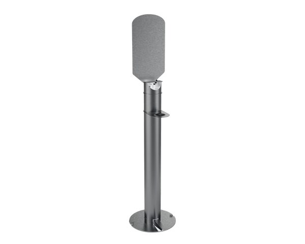 Distributeur de gel avec plaque de communication personnalisable